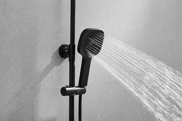 Душевая система Shevanik S9736H, черный