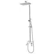 Душевая система Hansberge H5077W1, белый/хром