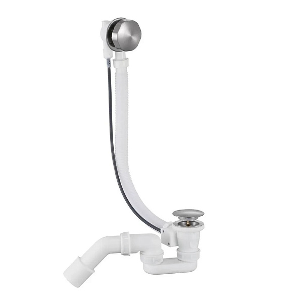 Слив-перелив (полуавтомат) Grocenberg GB240NK, никель