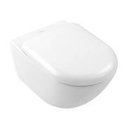 Чаша подвесного унитаза Villeroy & Boch Antao TwistFlush, CeramicPlus, Stone White (4674T0RW)