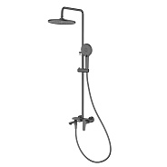 Душевая система Raglo R31.24.09 для ванны и душа  излив поворотный 15 см, графит