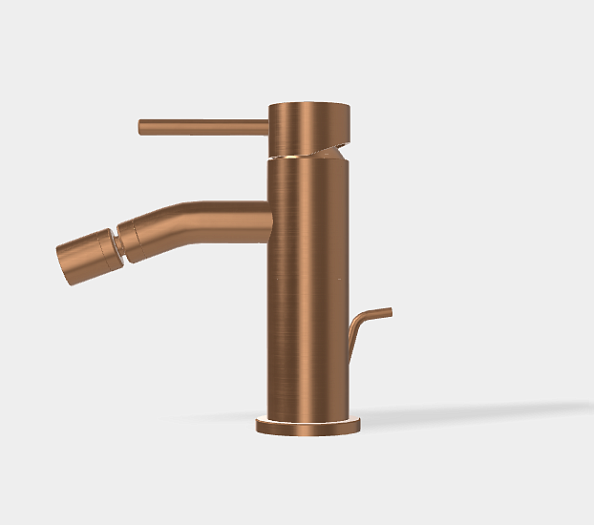 Смеситель для биде Fima Carlo Frattini Spillo Up, бронза брашированная янтарная (F3032XSZS)