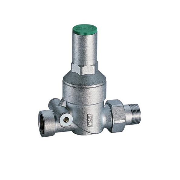 Хромированный редуктор FAR 1/2" ВР-ВН мембранный без манометра (FA 2830 12)