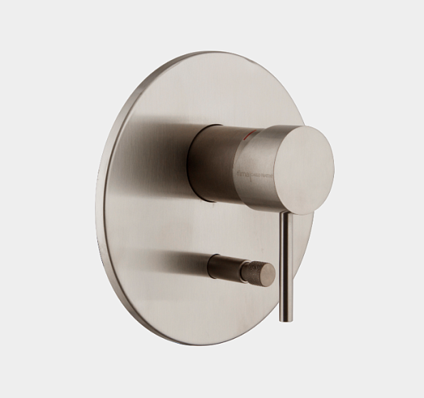 Смеситель для душа Fima Carlo Frattini Spillo Steel, на 2 потребителя, нержавеющая сталь (F3079X2INOX)