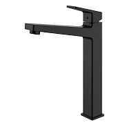 Смеситель Raglo R30.15.06 для раковины высокий монолитный, черный