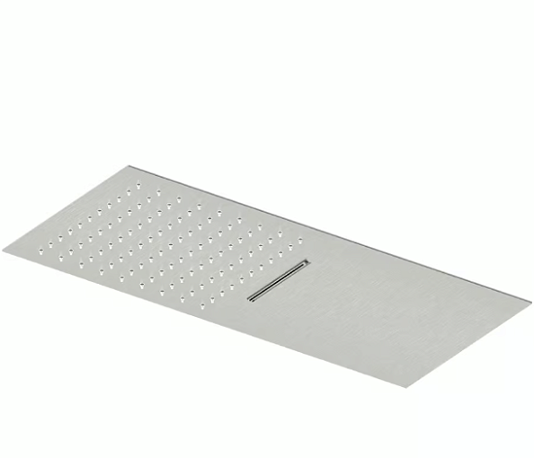 Верхний душ Quadro design сталь брашированная (SF034 AS)