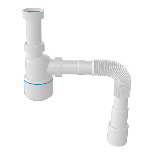 Сифон для умывальника без выпуска Nova, NV1011