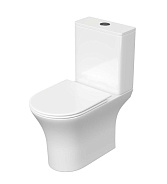 Унитаз-компакт напольный Aquatek Optima безободковый (AQ4412-00)