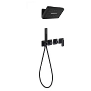 Душевая система встраиваемая (без излива) Grocenberg GB5030BL, черный