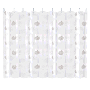 Шторка для ванны FASHUN с набором пластиковых колец для подвеса (A8827)