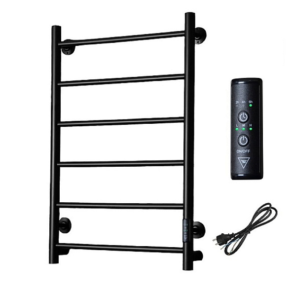 Полотенцесушитель электрический (лесенка) Тругор Аспект Пэк сп 1 80х50 см, черный