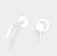 Смеситель для раковины Fima Carlo Frattini Spillo Up, белый матовый (F3051WX8BS)