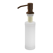 Дозатор для кухонной мойки GranFest 002 "Круглый", терракот