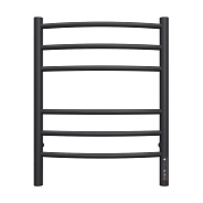 Полотенцесушитель электрический Terminus Классик П6 4500х600 КС 905, черный, справа подключение (4670078527578)