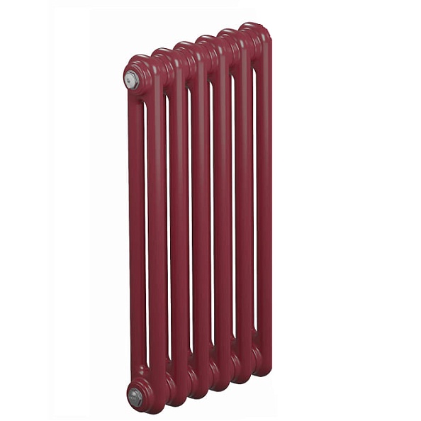 Трубчатый радиатор Rifar Tubog 2180 B1, 6 секций бордо, боковое подключение