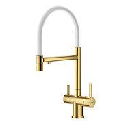 Смеситель Splenka S70.63.03 для кухни с подключением к фильтру съёмный гибкий излив с магнитным фикс