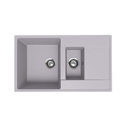 Кухонная мойка Ulgran Quartz Prima 860 1,5K-04, платина