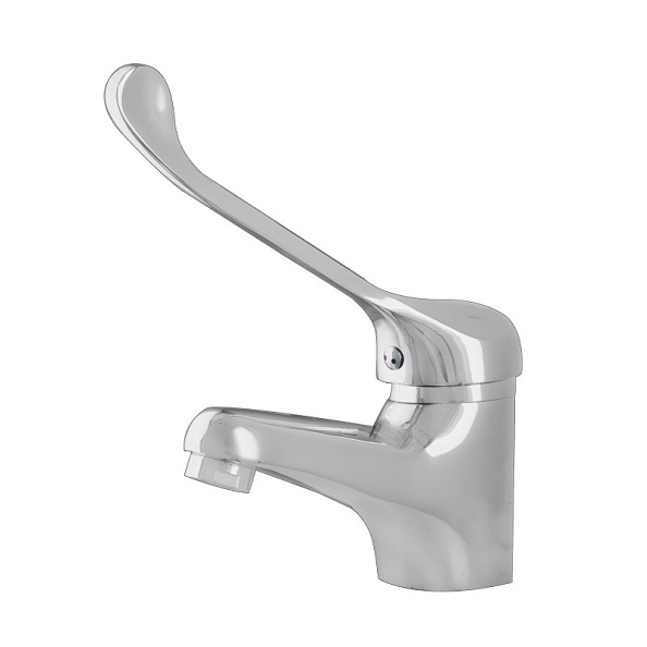 Смеситель с хирургической ручкой Сантаком stOMEGA 1079, хром