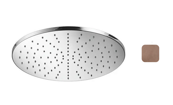 Верхний душ Almar Shower Heads Emotion, 248х248, Copper Brushed PVD (E044049.CO)
