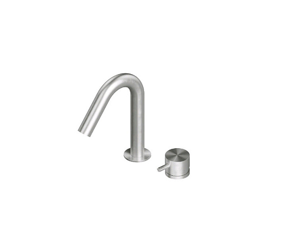 Смеситель для раковины Quadro design Source, сталь шлифованная/брашированная (13 31 AS)