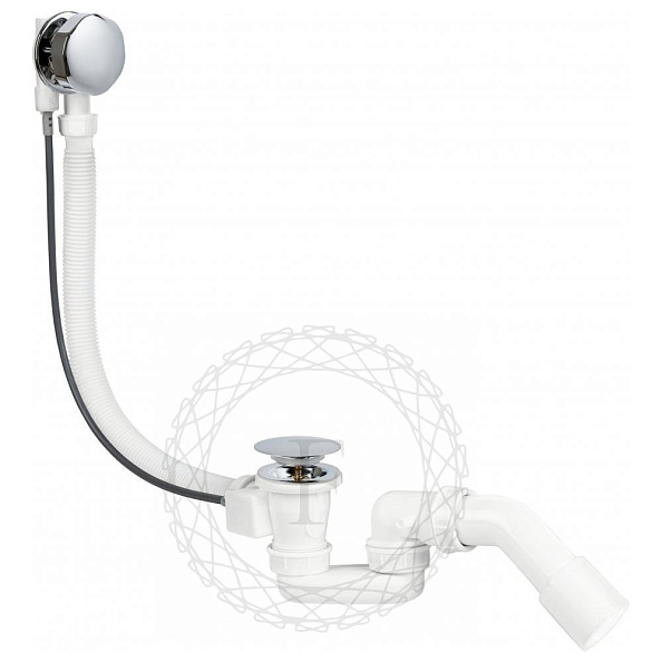 Слив-перелив (полуавтомат, 80 см.) FILARETE FL80CR, хром