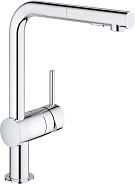 Смеситель для кухни GROHE Minta выдвижной излив, хром (арт. 30274000)