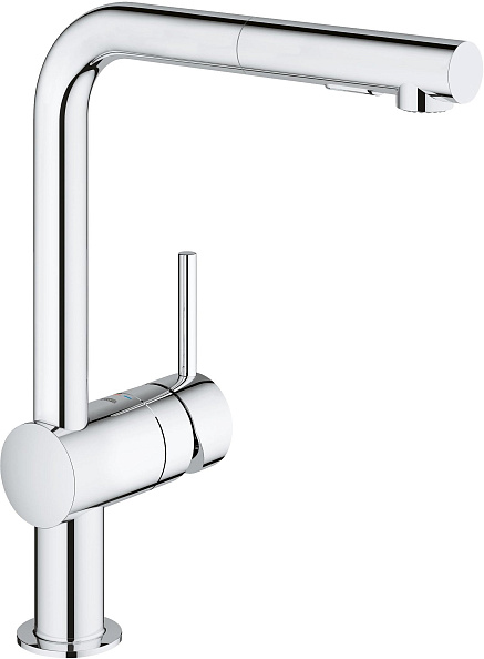Смеситель для кухни GROHE Minta выдвижной излив, хром (арт. 30274000)