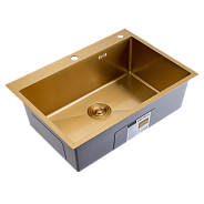 Кухонная мойка Splenka S703.7050.03, золотой сатин