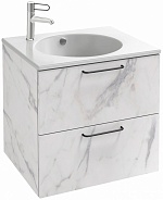 Тумба для ванной Jacob Delafon Odeon Rive Gauche (EB2520-R9-E52) 61 см, дуб табак, ручки черный