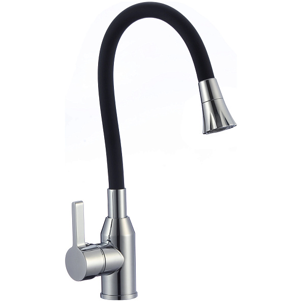 Смеситель для кухни с гибким изливом и режимом душ Fmark FS8277A-01, хром