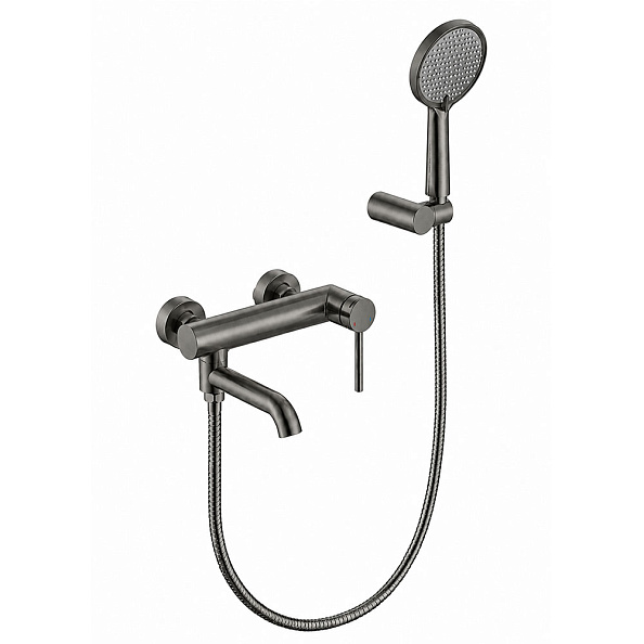 Смеситель для ванны GAPPO G3206-9, оружейная сталь