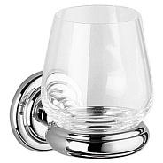 02150019000 ASTOR Держатель стакана в комплекте с хрустальным стаканом, хром (Снят с производства!)