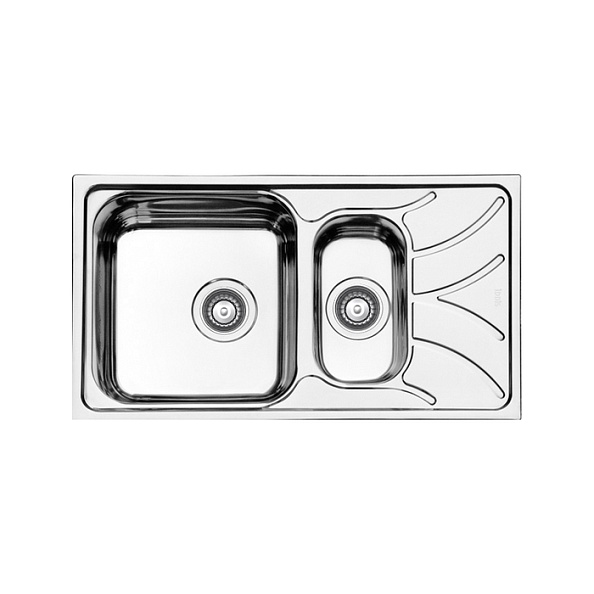 Мойка врезного монтажа с сифоном IDDIS  Arro S, нерж. сталь, шелк, 1 1/2, 780*440 (ARR78S1i77S)