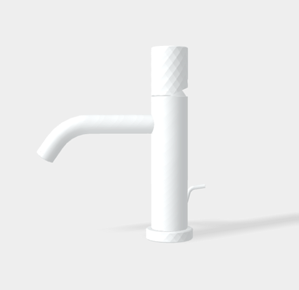 Смеситель для раковины Fima Carlo Frattini Spillo Tech, X Collection, белый матовый (F3031TXSXBS)