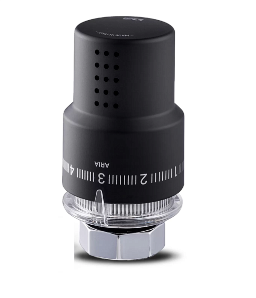 Термоголовка жидкостная Royal Thermo Design М30х1,5 (черный) (RTO07.0008)