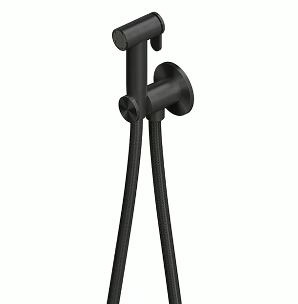 Гигиенический душ Quadro design Complements, золото черное (ID022 ON)