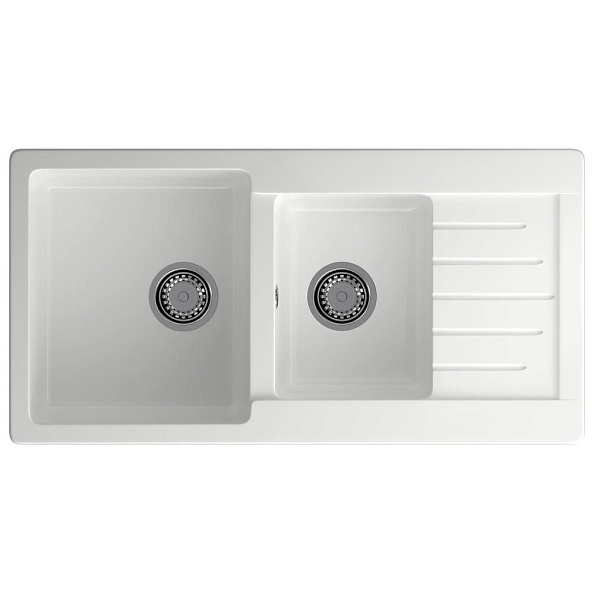 Кухонная мойка GranFest PRACTIK 980KL, иней