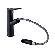 Смеситель для кухни Plstart PL4009-7, чёрный