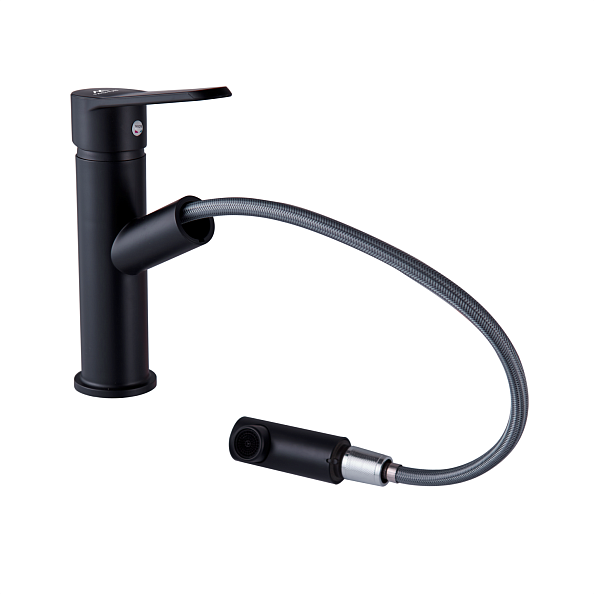 Смеситель для кухни Plstart PL4009-7, чёрный