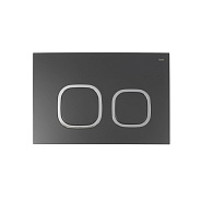 Клавиша смыва IDDIS Unifix универсальная, чёрная 004 (UNIS4BCi77)