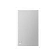 Зеркало с встроенным светильником и сенсорным выключателем BelBagno 500 х 30 х 800 (SPC-GRT-500-800-LED-TCH)