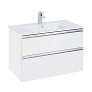 857399806 GAP м‐ль д/раковины 2 ящика 800мм, бел/гл (аналог 857551806)