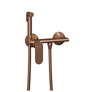 Гигиенический душ со смесителем Knotlor FHS01S0RB, бронза