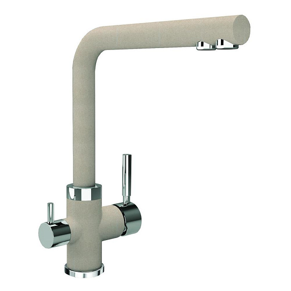 Смеситель для кухни с подключением фильтра Florentina АРЕС 333.19H.2123.104, бежевый