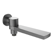 Излив поворотный Raglo R473.75.09 для ванны и душа 21см с функцией переключения латунь, графит