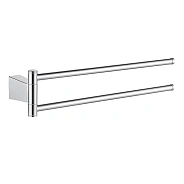 Полотенцедержатель поворотный двойной Shevanik SG5707, хром