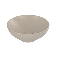 Раковина накладная Villeroy & Boch Loop & Friends Almond, CeramicPlus (4A4500AM) (38 см)