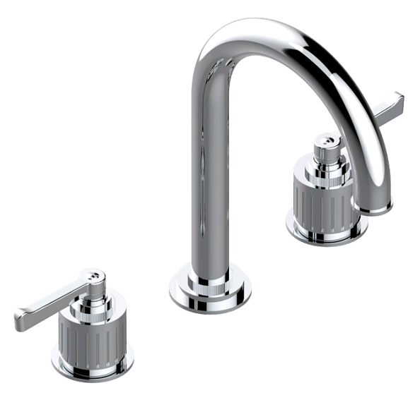 Смеситель для раковины THG Hamptons with lever handles, для мрамора, никель PVD (G4S H55 152M)