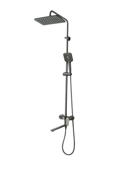 Душевая стойка Aquatek Ника оружейная сталь (AQ2840BGM)
