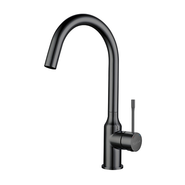 Смеситель для кухни Rivelato Garda 1923502, черный